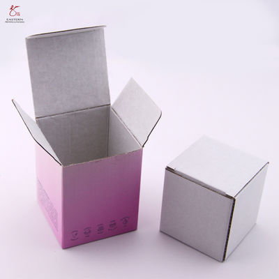 White Interior Colored Corrugated Boxes with Customizable Design and Printing